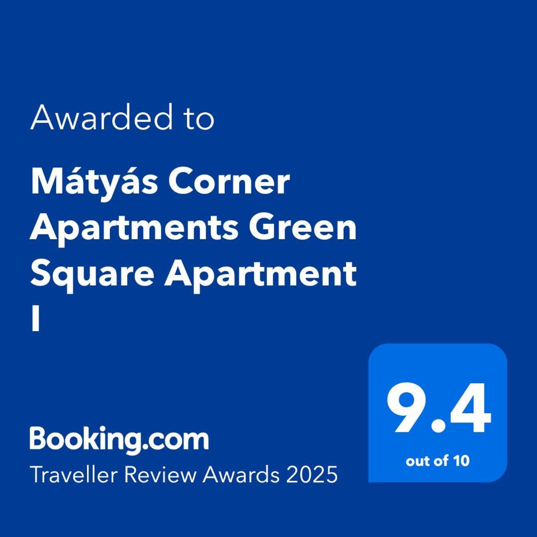 Matyas Corner Apartments Green Square Apartment I Budapest Exterior photo